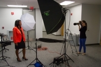 Headshots at April chapter meeting
